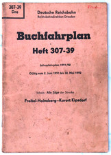Reichsbahn - Buchfahrplan Heft