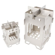 Hobo Kocher steckbar Outdoor Bushcraft Edelstahl Wandern Camping Ofen Holz