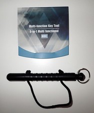 Kubotan (Schlagkraftverstärker), Aluminium + Roxon Multitool Wolf, neu!