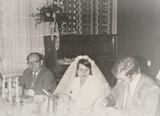 Hochzeit braut paar - braut, vater