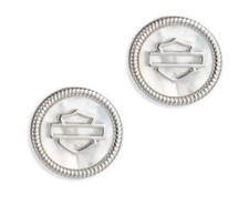 Harley-Davidson Ohrstecker Bar & Shield Round