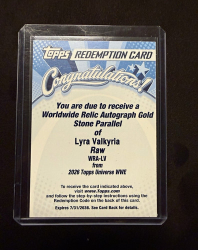 Topps 2026 universe wwe lyra - 2026,