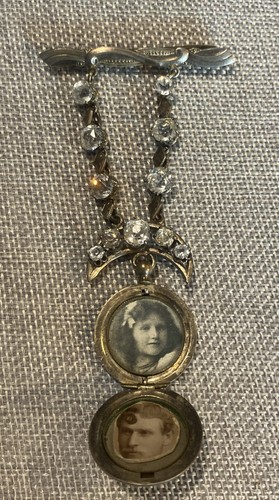 Medaillon nadel silber - medaillon-nadel,