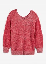 Longpullover mit Lurex Gr