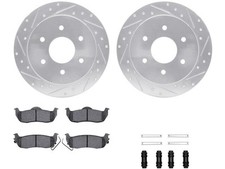 Rear Brake Pad and Rotor Kit