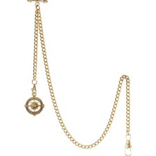 Taschenuhrkette mit T-Bar