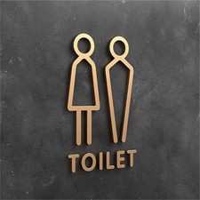 WC Schild Damen und Herren