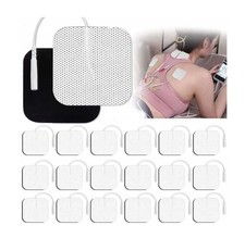 40tlg 5x5cm TENS Elektroden Pads Selbstklebend für Massage EMS Reizstrom Gerät