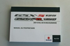 Fahrerhandbuch Manuel Du Proprietaire Suzuki GSX-S125 GSX-R125 in FR 2017-2021