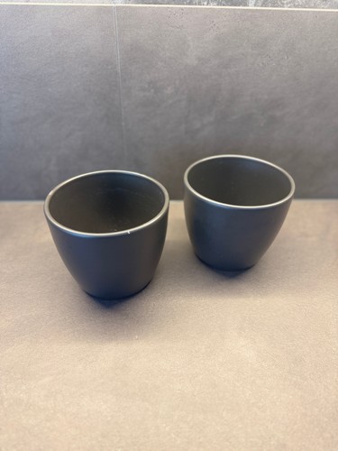 Blumentopf schwarz duo deko - duo,