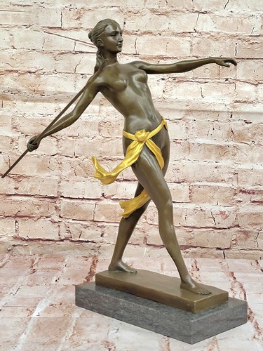 Hautfarben dekor bronze figur - hautfarben,