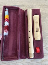 Moeck Blockflöte aus Holz~ 125 Schulflöte Sopran Barock Blockflöte