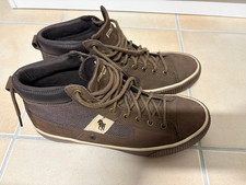 Polo Ralph Lauren Herren Sneaker – braun, Nubukleder, Gr. 8D (ca. 41,5)