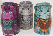 KATZEN DOSEN für LIEBHABER und SAMMLER : 3 Monty Bojangles Blechdosen (leer) 