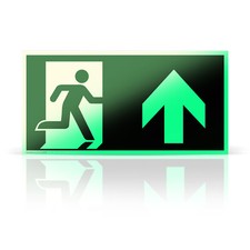 Notausgang Fluchtwegschild