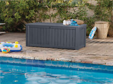 Gartenbox "Rockwood" 570 Liter > Auflagenbox Kissenbox Gartentruhe Kissentruhe