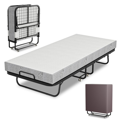 Klappbett 90x200cm räder mit - klappbett,