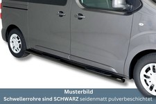 Schwellerrohre schwarz oval - schwellerrohre,