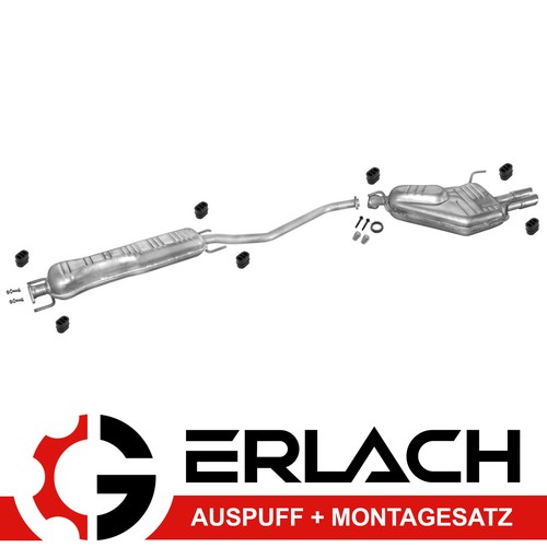 Auspuff für opel vectra 5 - auspuff, 2.5