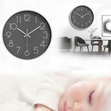 30cm Lautlos Wanduhr Ohne