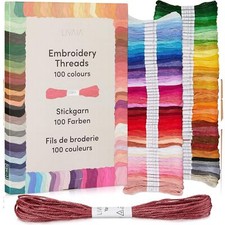 Stickgarn Set 100 Farben je 5
