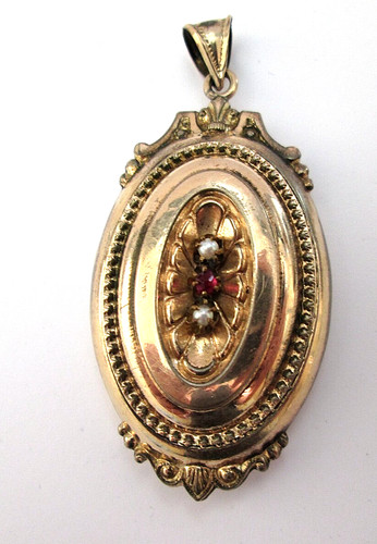 Biedermeier medaillon - biedermeier,