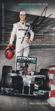 MICHAEL SCHUMACHER Original Autogramm Postkarte Formel 1 Mercedes Benz #2