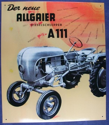 Altes reklame blechschild - altes,