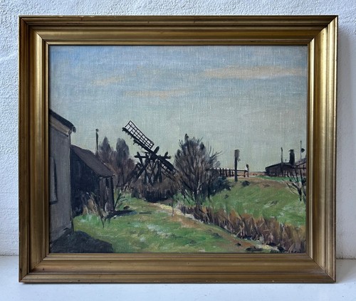 ölbild impressionist otto - Ölbild,
