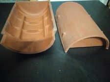 2x Erlus Firstabschlussziegel Nr. 15 AB rot natur