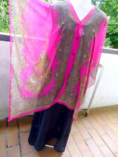 4636 Poncho, Strandponcho, Größe: S/M