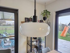 Vintage Temde Space Age Ufo Zug-Pendelleuchte Lampe Panton Colani Stil 70er 