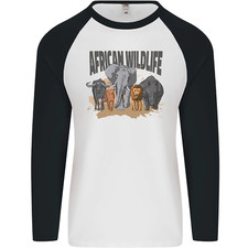 African Wildlife Elephant Lion