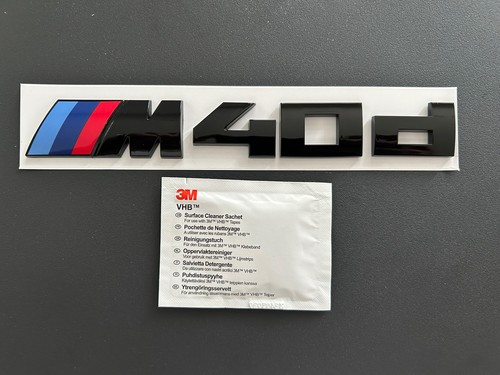 Bmw m40d abzeichen schwarz - bmw,