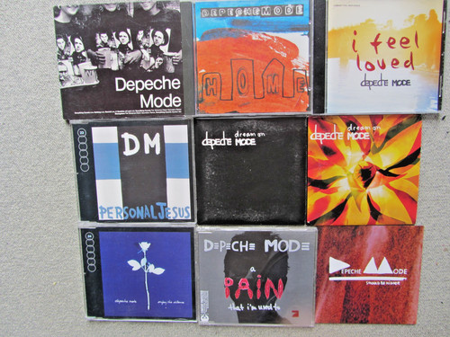 9cds depeche mode - depeche, sammlung
