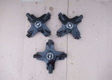OPEL ADAM (M13) 1.4 Radabdeckung 3x Nabendeckel für Alufelgen schwarz 13369321