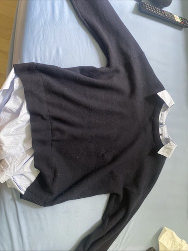 Pullover mit kragen blau - mit, in