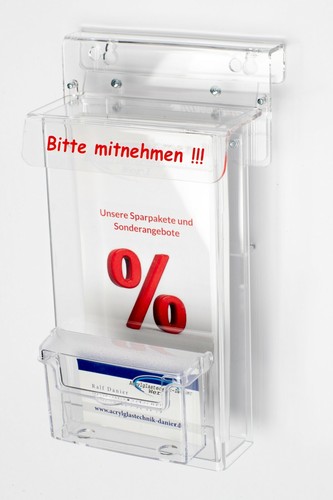 Neu flyerhalter mit - flyerhalter,