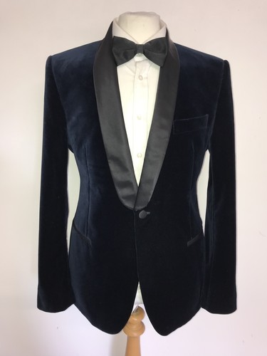 Versace herren slim fit navy - slim,