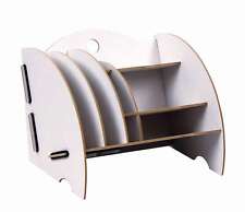 Werkhaus Schreibtischorganizer Weiß mit 8 Fächern Briefkorb Ablagebox