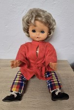 Alte Kunststoff Puppe Lissi Bätz Doll 50 cm Schlafaugen Sammler Vintage 