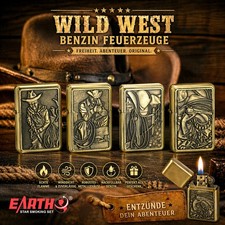 KAAN* EARTH Benzinfeuerzeug 3D