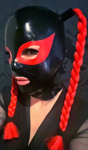 Latex maske erotik - latex,