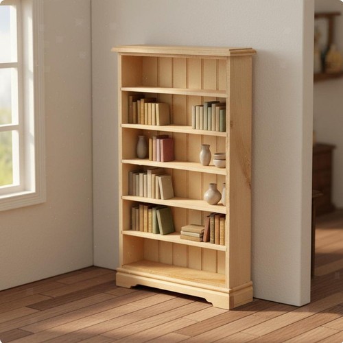 Realistisches bücherregal aus - realistisches,