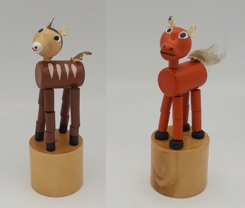 Wackeltiere drückfiguren - 2x,
