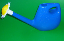 UNBENUTZT DDR Blumengießkanne m. Tülle Blume blau Gießkanne Kanne Plaste Plastik