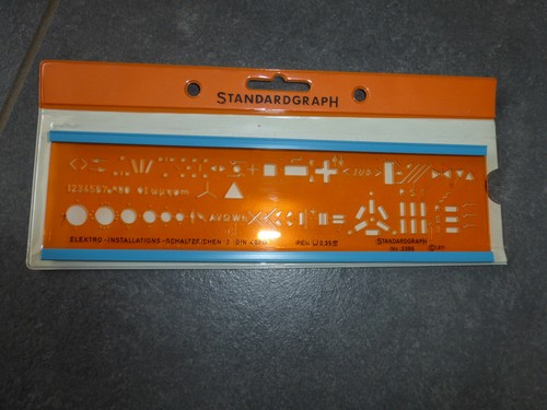 Zeichenschablone standardgraph - zeichenschablone,