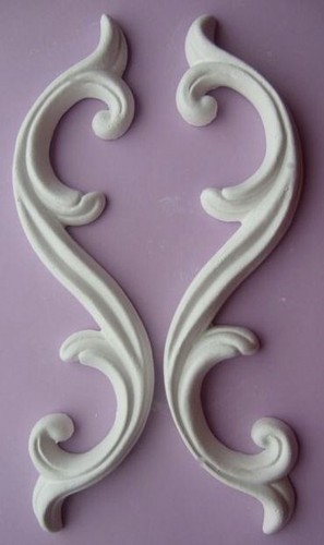 Gips stuck ornament - gips,