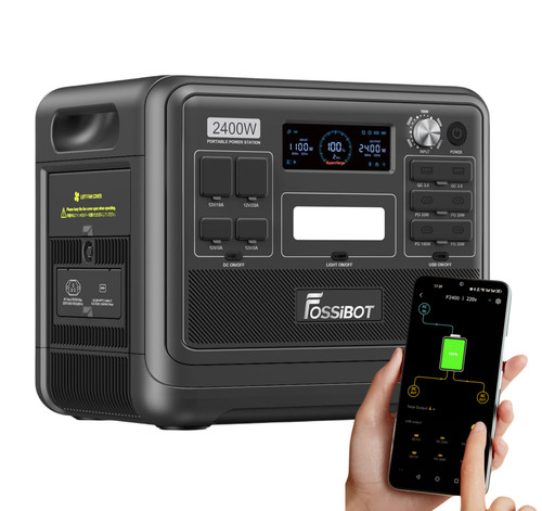 Fossibot f2400 2048wh 2400w - fossibot,