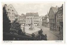 Aschaffenburg stiftsplatz - ak,